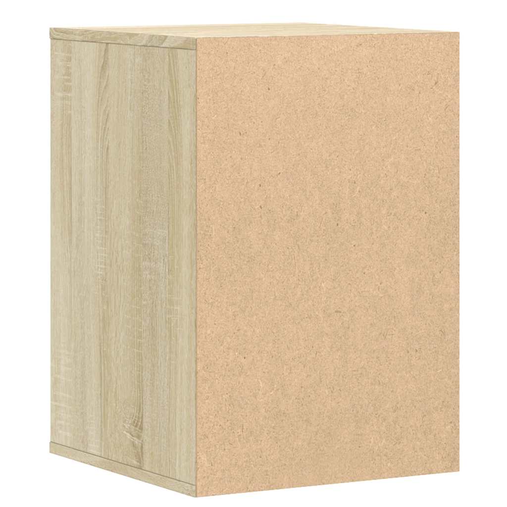kommode til hjørne 40x41x58 cm konstrueret træ sonoma-eg