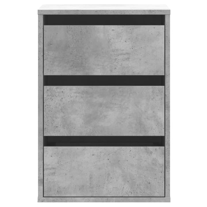 kommode til hjørne 40x41x58 cm konstrueret træ betongrå