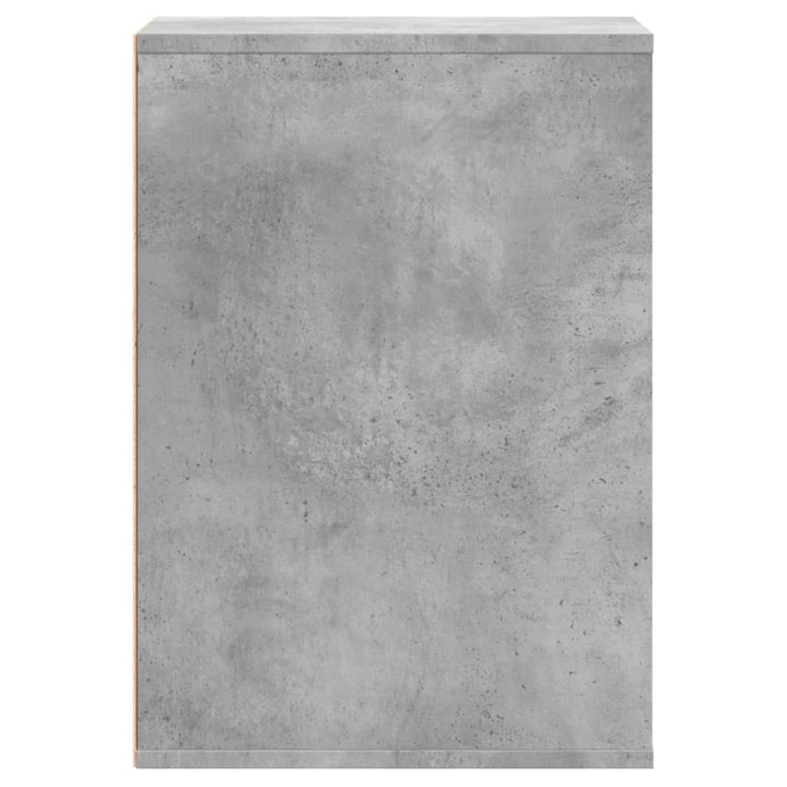 kommode til hjørne 40x41x58 cm konstrueret træ betongrå