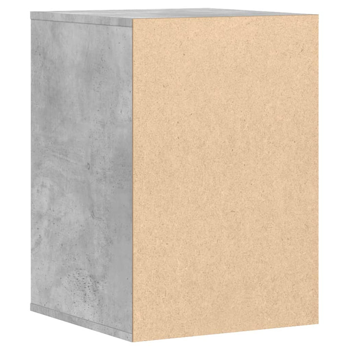 kommode til hjørne 40x41x58 cm konstrueret træ betongrå