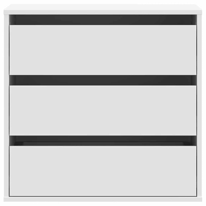 kommode til hjørne 60x41x58 cm konstrueret træ hvid