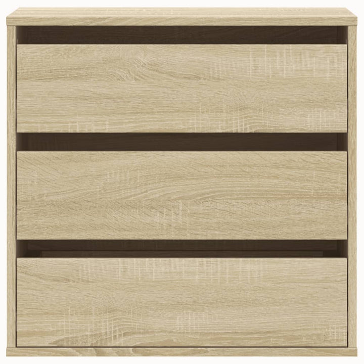 kommode til hjørne 60x41x58 cm konstrueret træ sonoma-eg