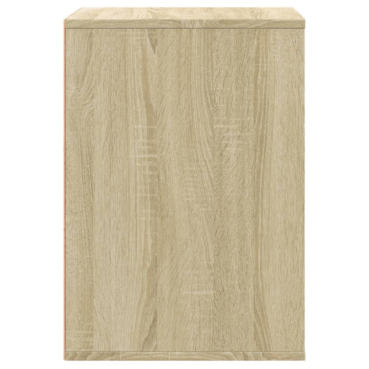 kommode til hjørne 60x41x58 cm konstrueret træ sonoma-eg