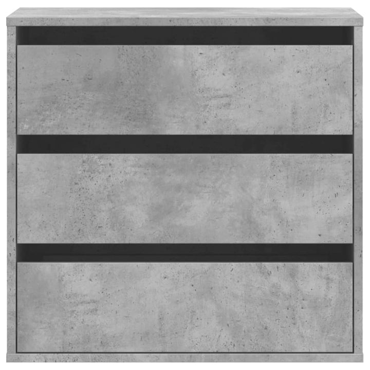 kommode til hjørne 60x41x58 cm konstrueret træ betongrå