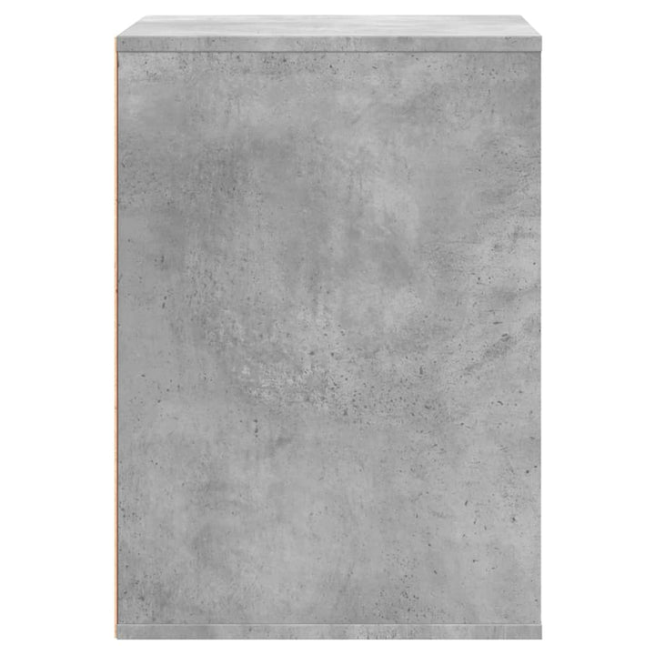 kommode til hjørne 60x41x58 cm konstrueret træ betongrå