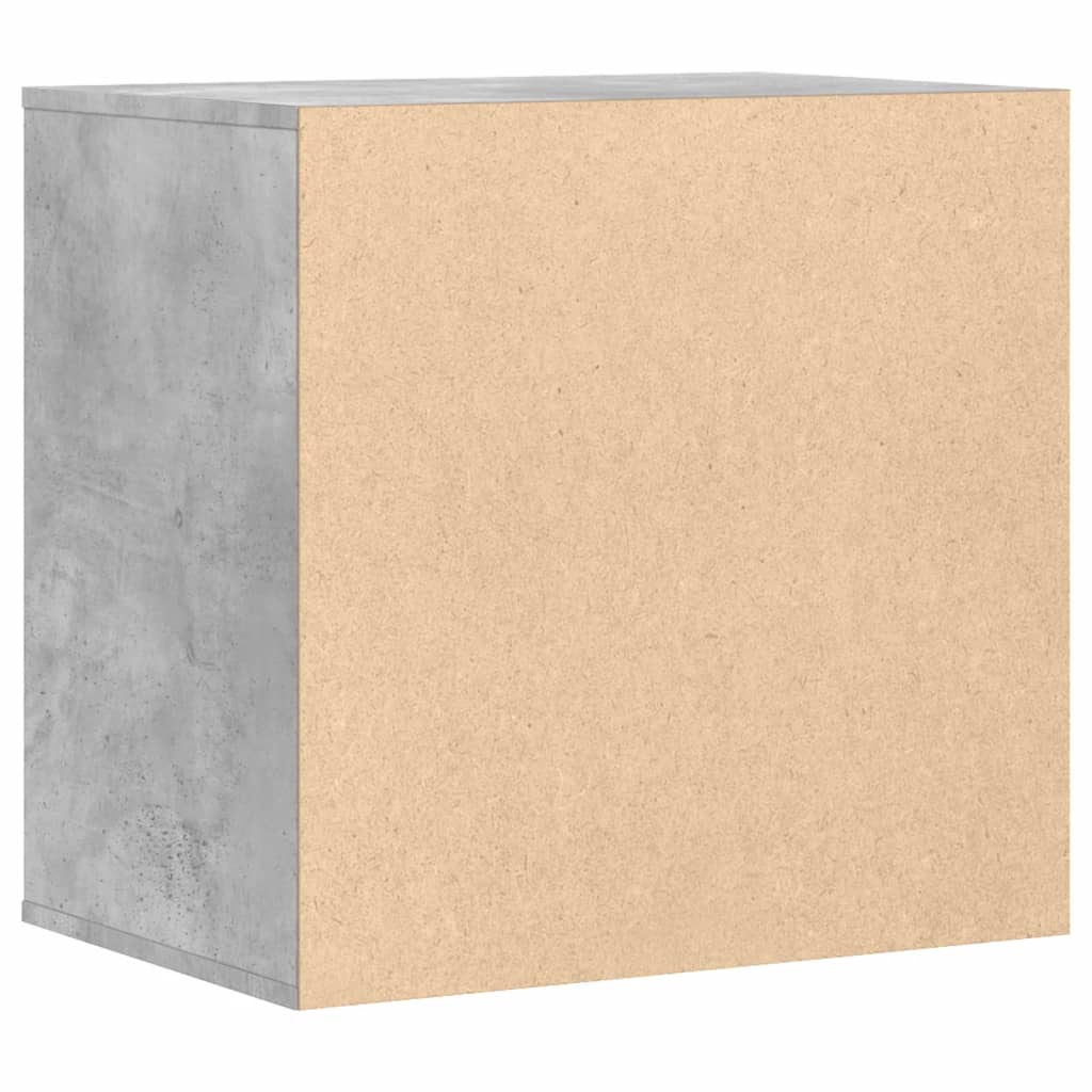 kommode til hjørne 60x41x58 cm konstrueret træ betongrå