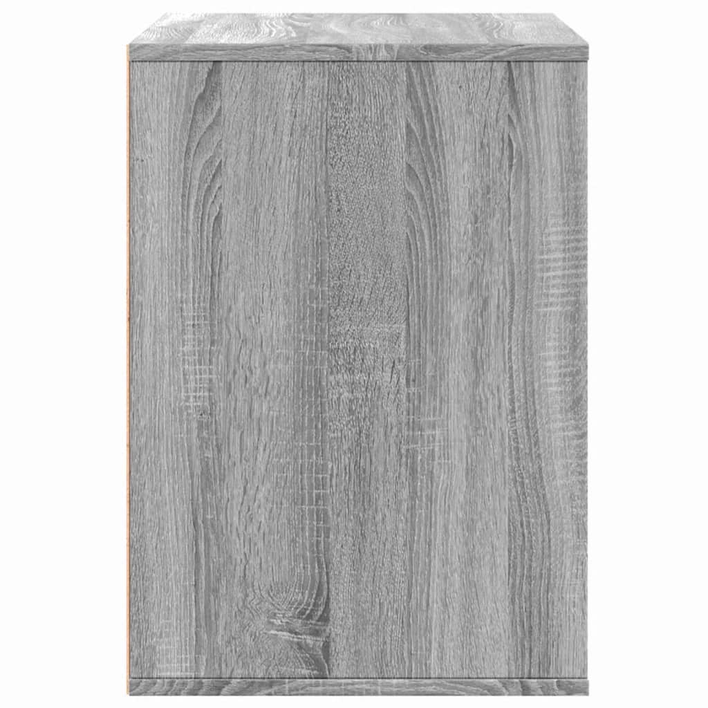 kommode til hjørne 80x41x58 cm konstrueret træ grå sonoma-eg