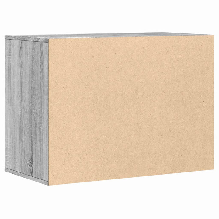 kommode til hjørne 80x41x58 cm konstrueret træ grå sonoma-eg