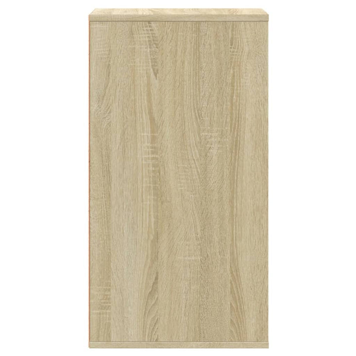 kommode til hjørne 40x41x76 cm konstrueret træ sonoma-eg