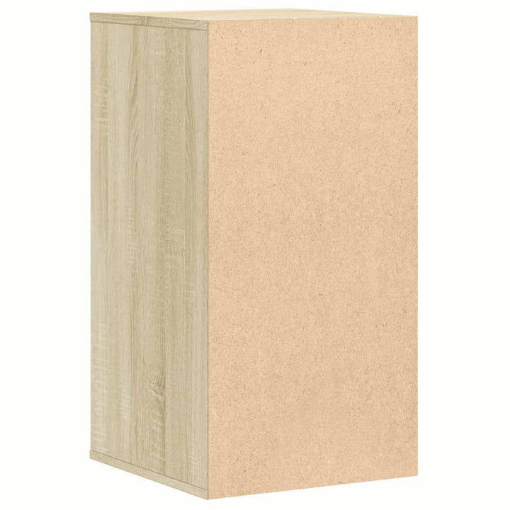 kommode til hjørne 40x41x76 cm konstrueret træ sonoma-eg
