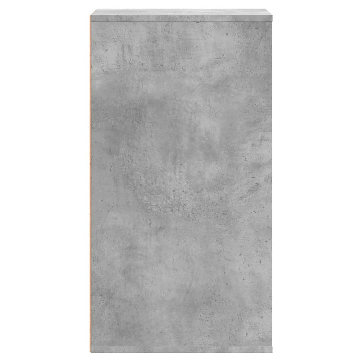 kommode til hjørne 40x41x76 cm konstrueret træ betongrå