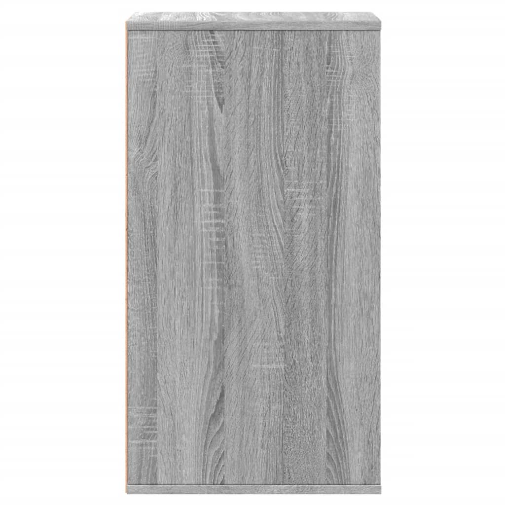 kommode til hjørne 40x41x76 cm konstrueret træ grå sonoma-eg