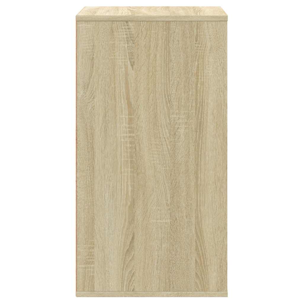 kommode til hjørne 60x41x76 cm konstrueret træ sonoma-eg