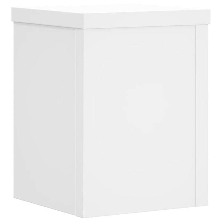 Planteholder 2 stk. Hvid 15 x 15 x 20 cm Konstrueret træ