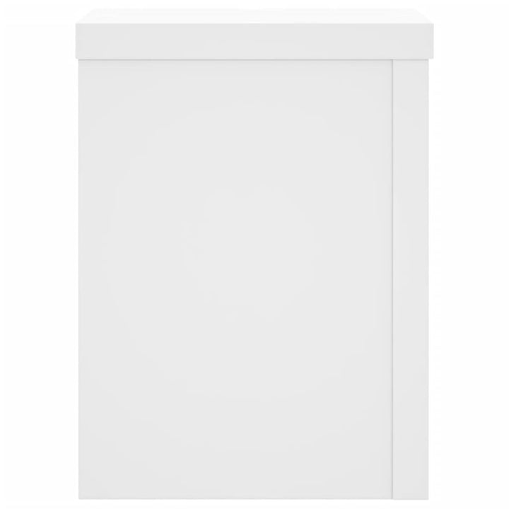 Planteholder 2 stk. Hvid 15 x 15 x 20 cm Konstrueret træ