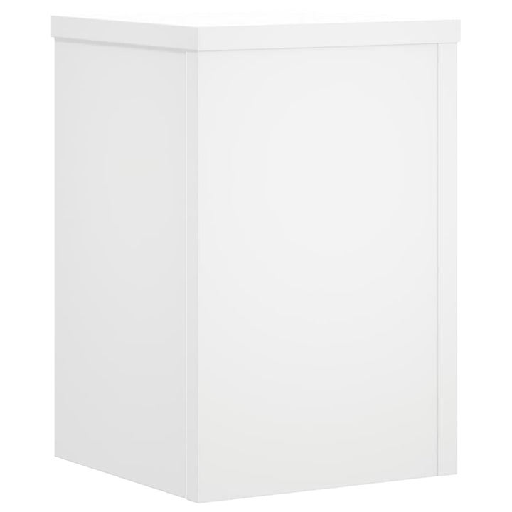 Planteholder 2 stk. Hvid 20 x 20 x 30 cm Konstrueret træ