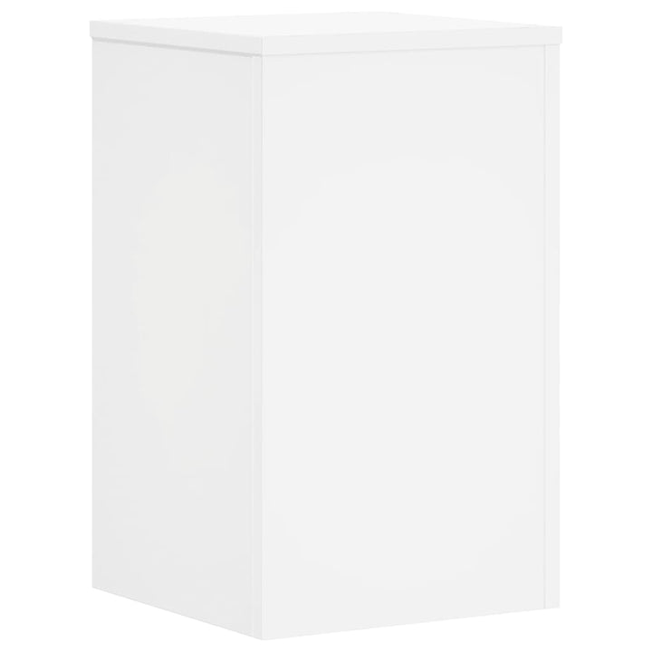 plantestativer 2 stk. 30x30x50 cm konstrueret træ hvid