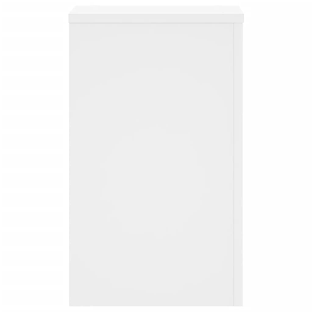 plantestativer 2 stk. 30x30x50 cm konstrueret træ hvid
