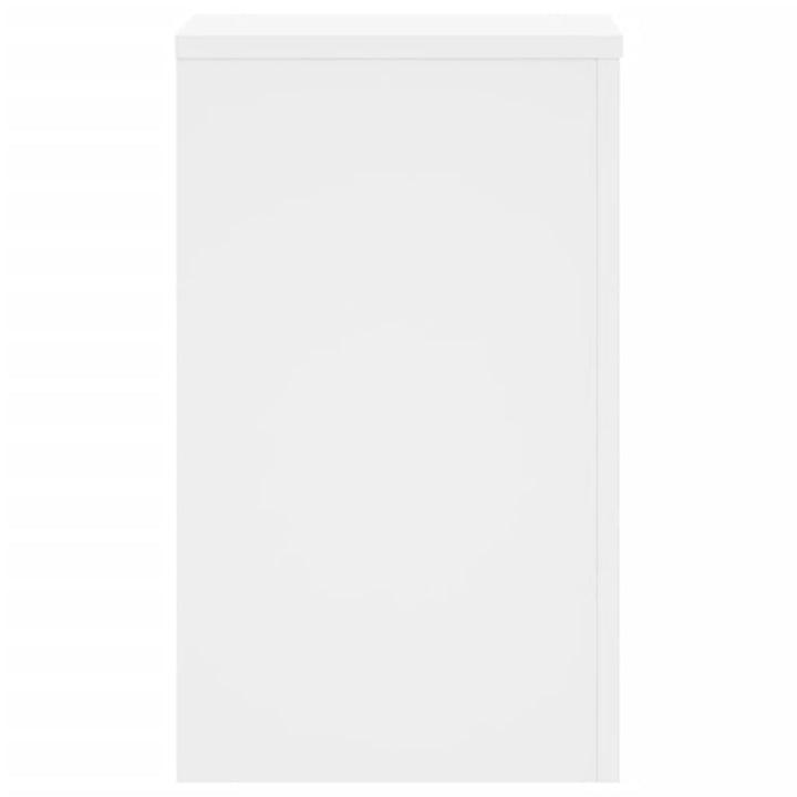 plantestativer 2 stk. 30x30x50 cm konstrueret træ hvid