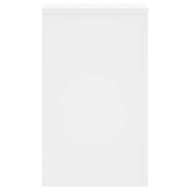 plantestativer 2 stk. 30x30x50 cm konstrueret træ hvid