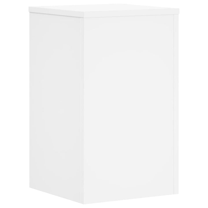 plantestativer 2 stk. 30x30x50 cm konstrueret træ hvid