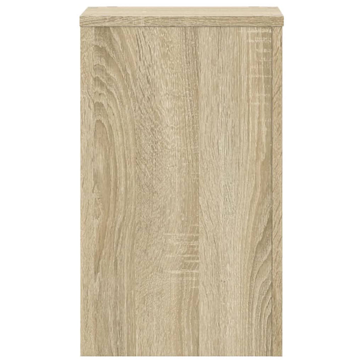 plantestativer 2 stk. 30x30x50 cm konstrueret træ sonoma-eg
