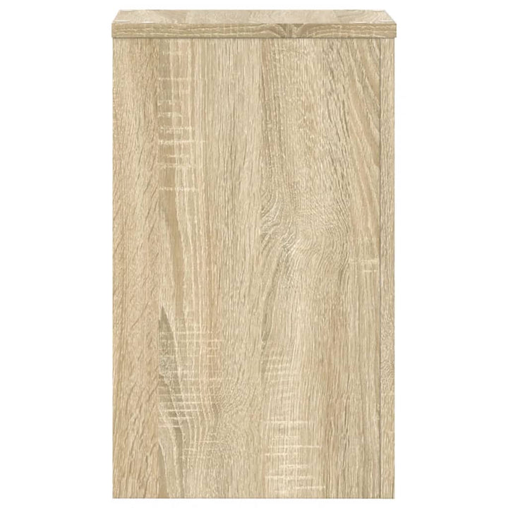 plantestativer 2 stk. 30x30x50 cm konstrueret træ sonoma-eg