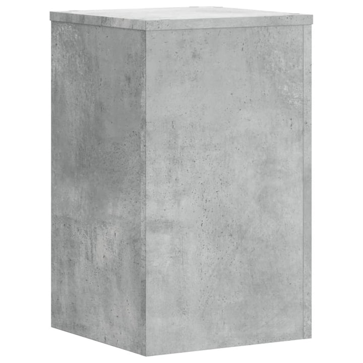 plantestativer 2 stk. 30x30x50 cm konstrueret træ betongrå