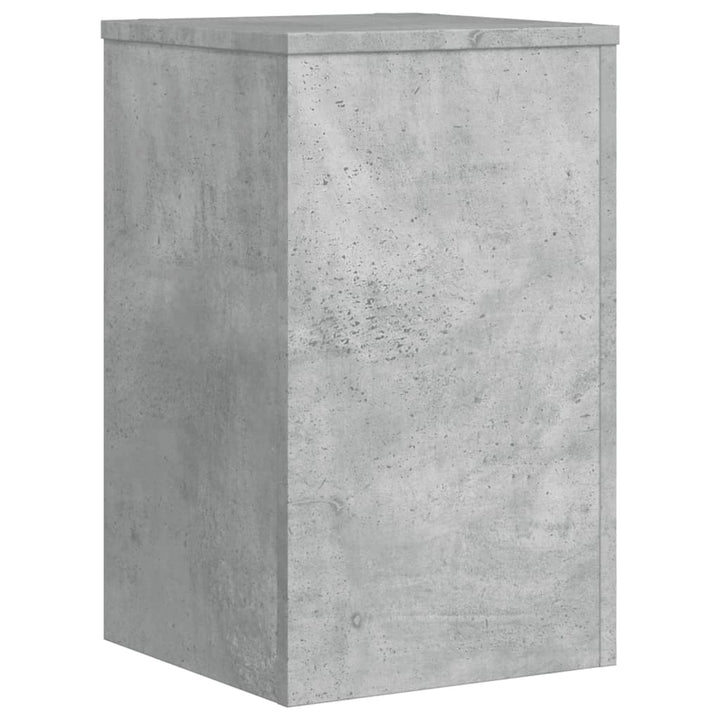 plantestativer 2 stk. 30x30x50 cm konstrueret træ betongrå