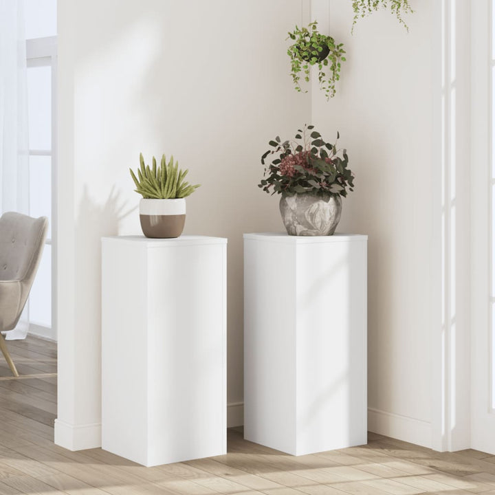 plantestativer 2 stk. 30x30x70 cm konstrueret træ hid