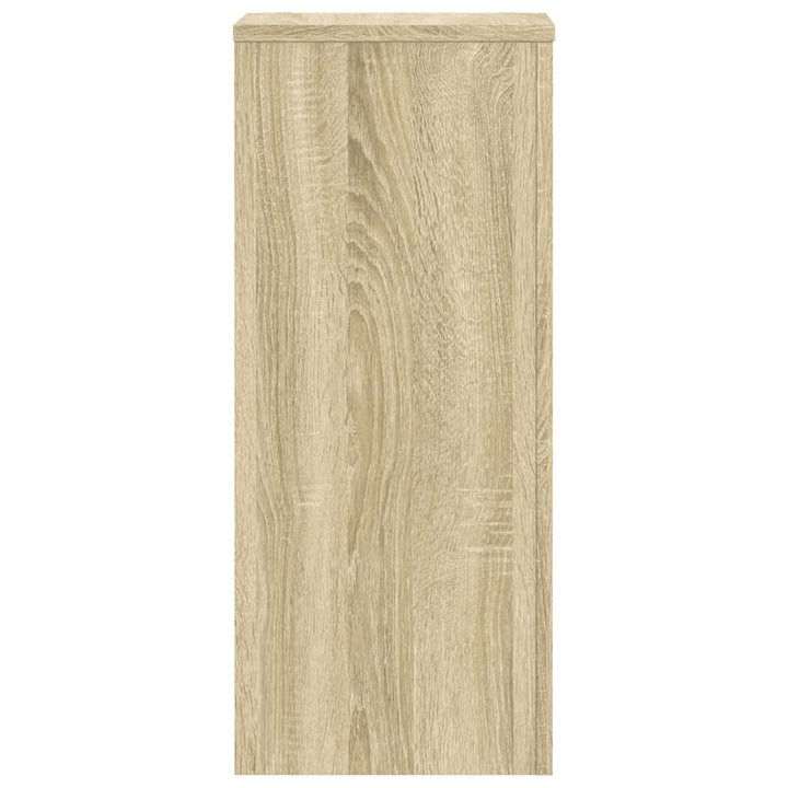 plantestativer 2 stk. 30x30x70 cm konstrueret træ sonoma-eg