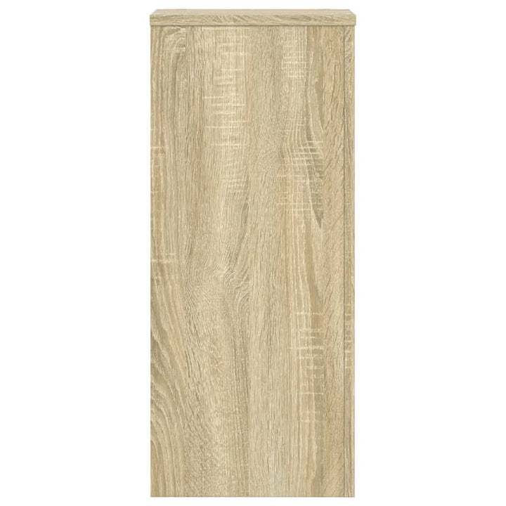 plantestativer 2 stk. 30x30x70 cm konstrueret træ sonoma-eg