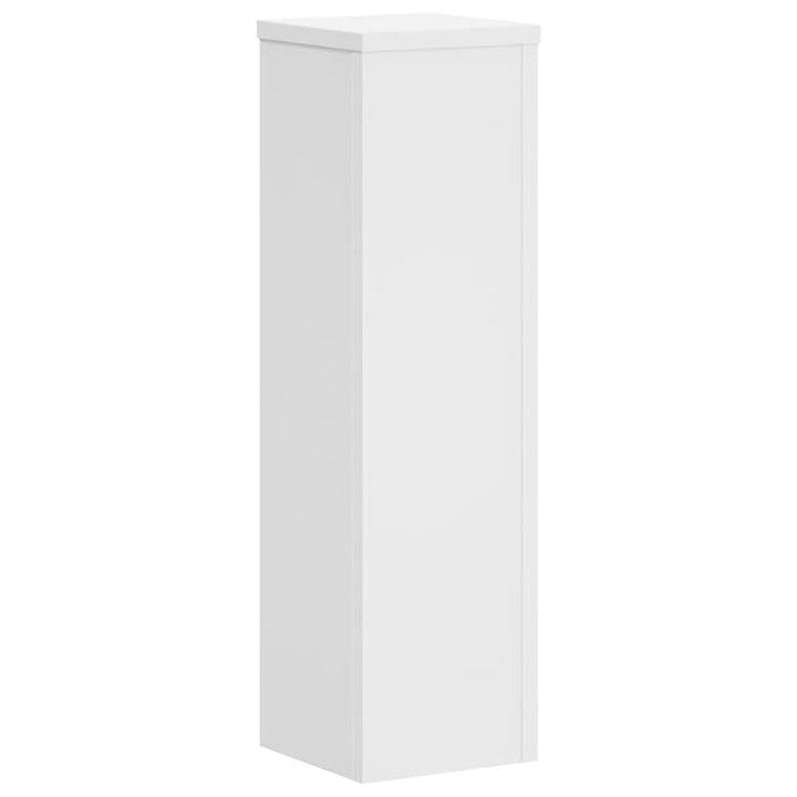 Planteholder 2 stk. Hvid 17 x 17 x 60 cm Konstrueret træ
