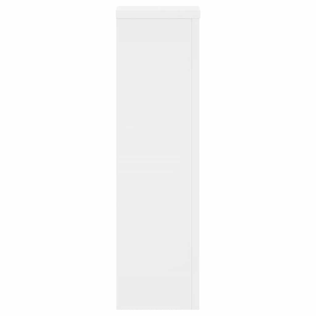 Planteholder 2 stk. Hvid 17 x 17 x 60 cm Konstrueret træ