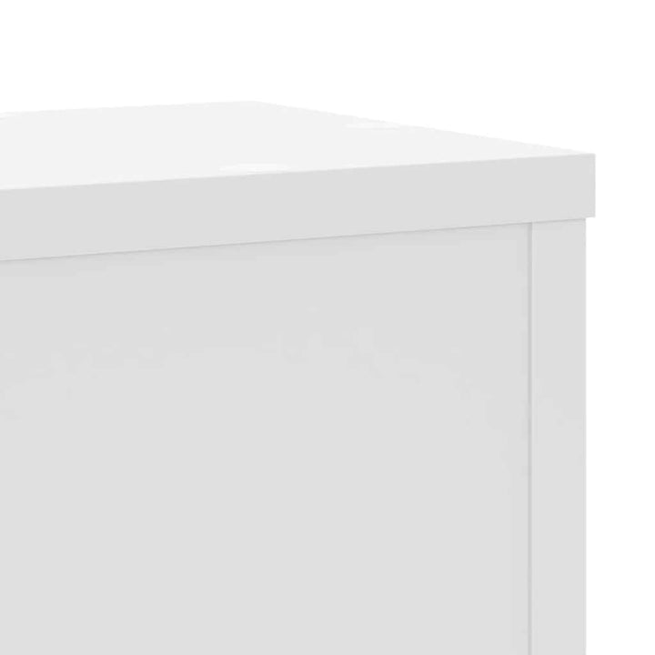 Planteholder 2 stk. Hvid 17 x 17 x 60 cm Konstrueret træ