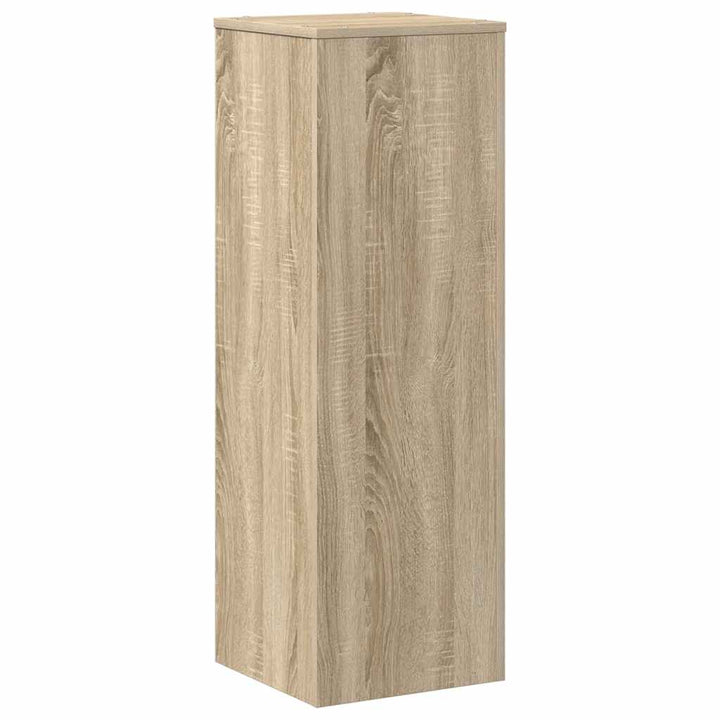 plantestativ 33x33x100 cm konstrueret træ sonoma-eg