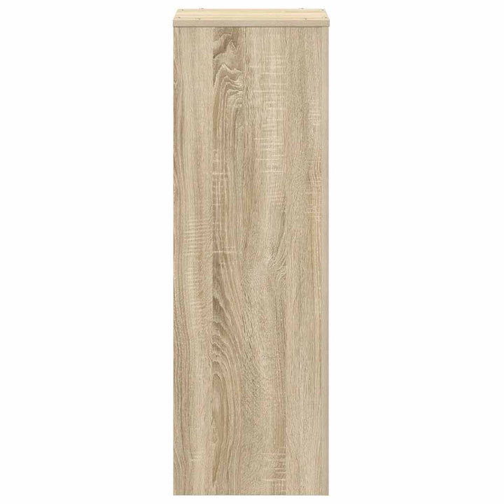plantestativ 33x33x100 cm konstrueret træ sonoma-eg