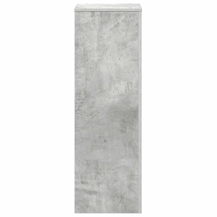 plantestativ 33x33x100 cm konstrueret træ betongrå