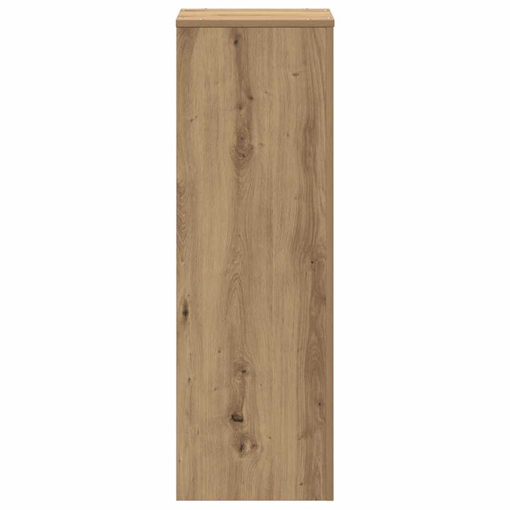 plantestativ 33x33x100 cm konstrueret træ gammelt egetræslook