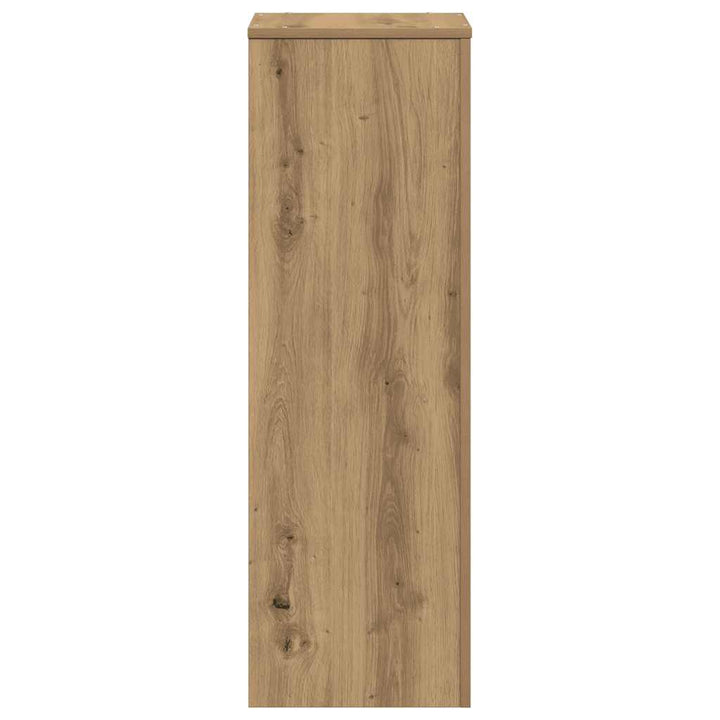 plantestativ 33x33x100 cm konstrueret træ gammelt egetræslook