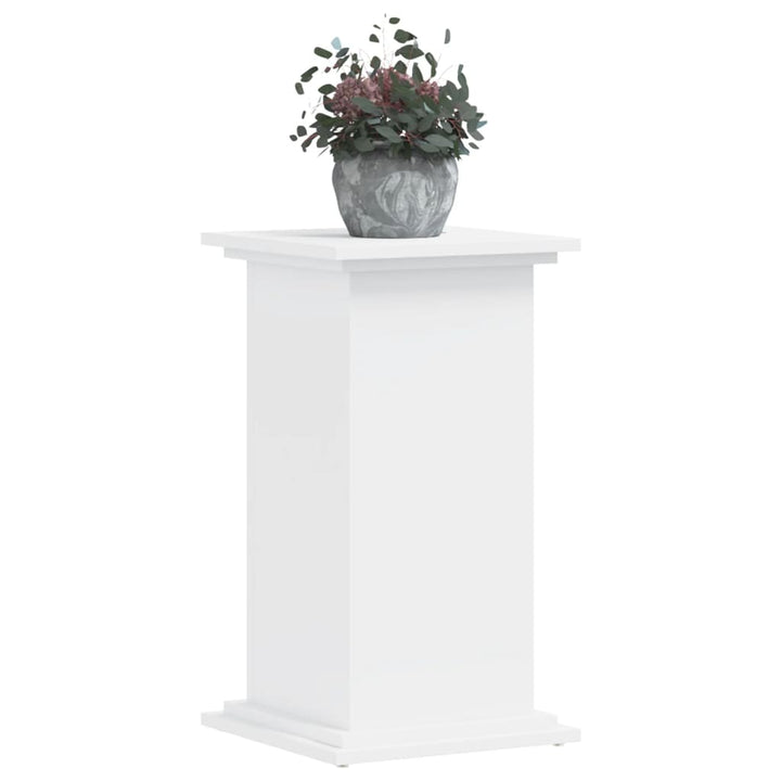 plantestativ 33x33x60 cm konstrueret træ hvid
