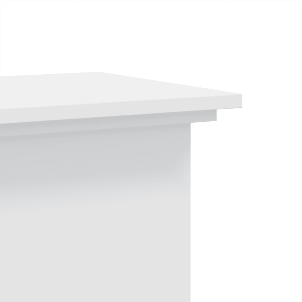 plantestativ 33x33x60 cm konstrueret træ hvid