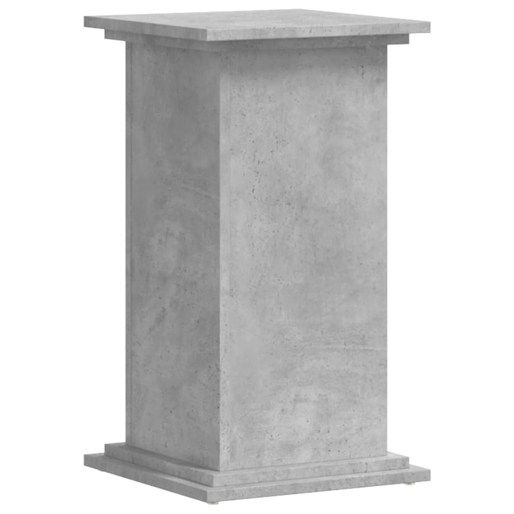 plantestativ 33x33x60 cm konstrueret træ betongrå
