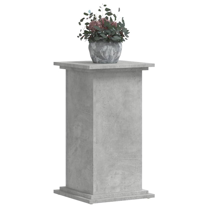 plantestativ 33x33x60 cm konstrueret træ betongrå