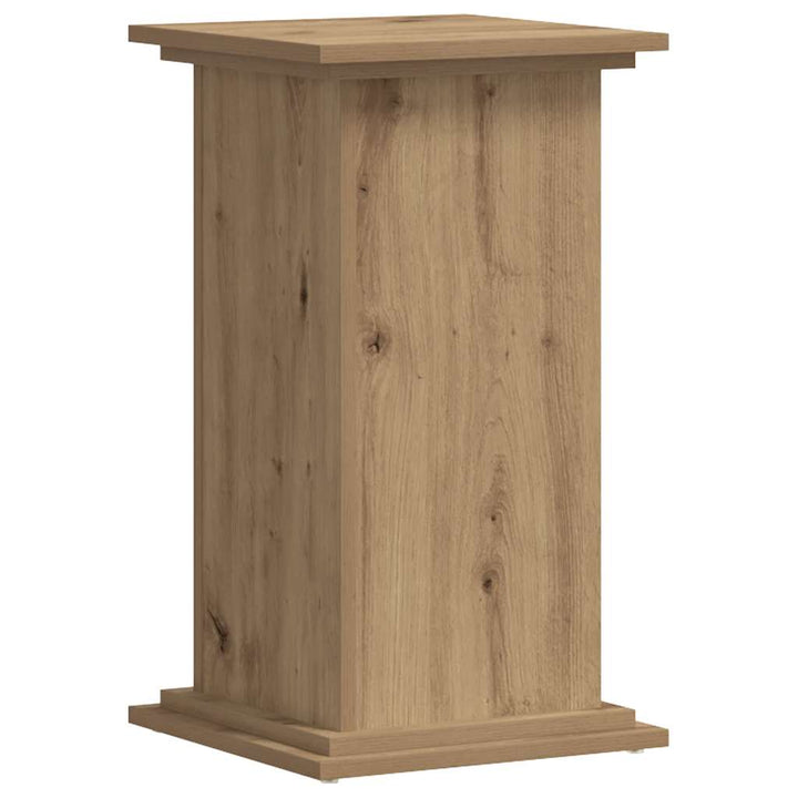 plantestativ 33x33x60 cm konstrueret træ gammelt egetræslook