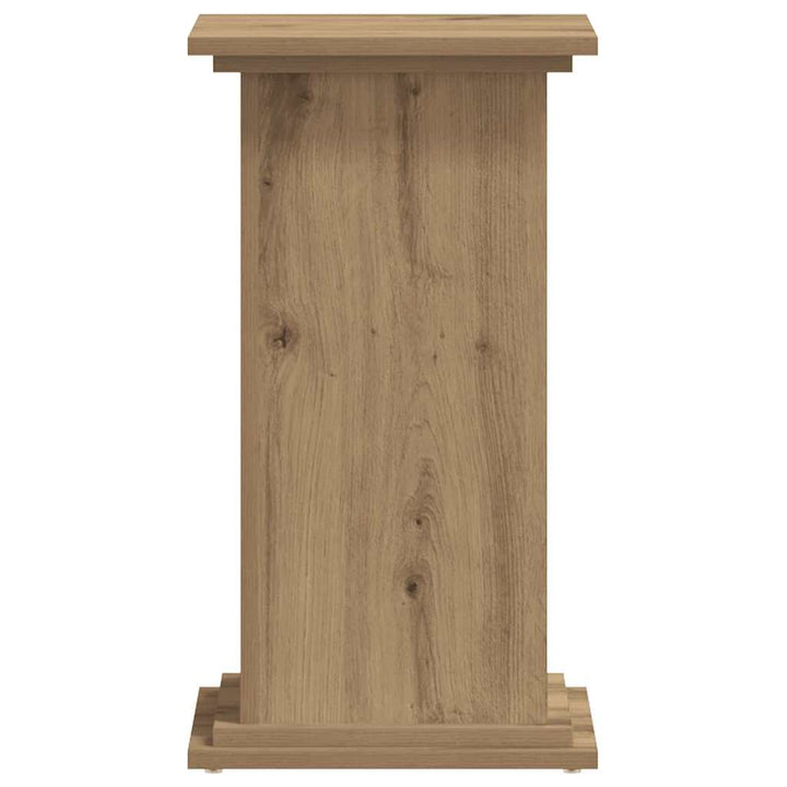 plantestativ 33x33x60 cm konstrueret træ gammelt egetræslook