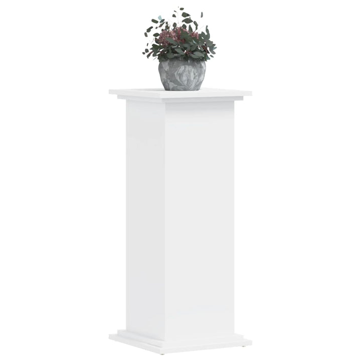 plantestativ 33x33x80 cm konstrueret træ hvid