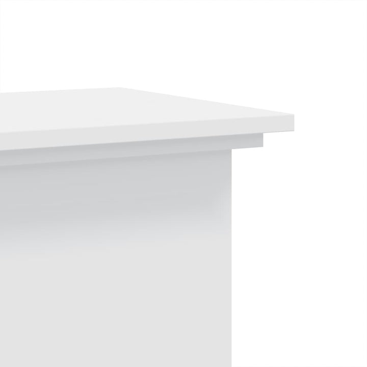 plantestativ 33x33x80 cm konstrueret træ hvid