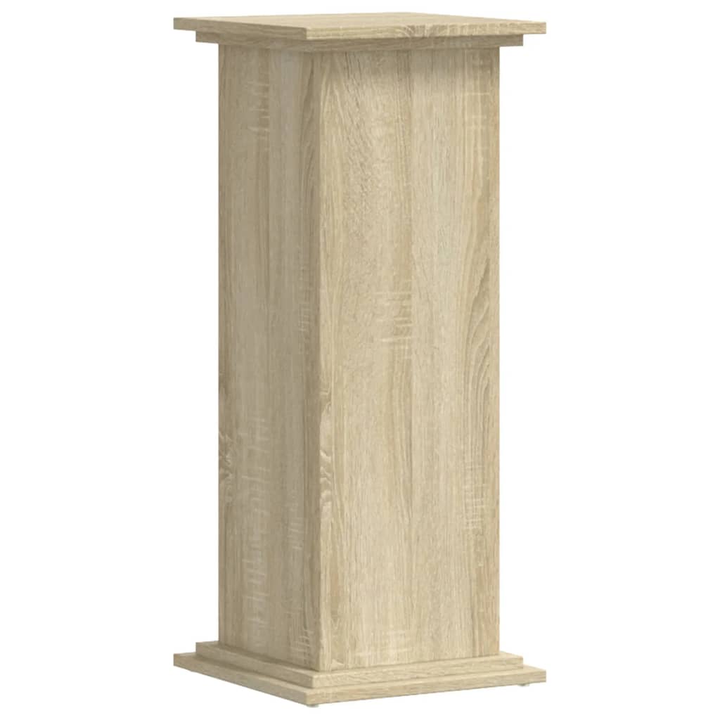 plantestativ 33x33x80 cm konstrueret træ sonoma-eg