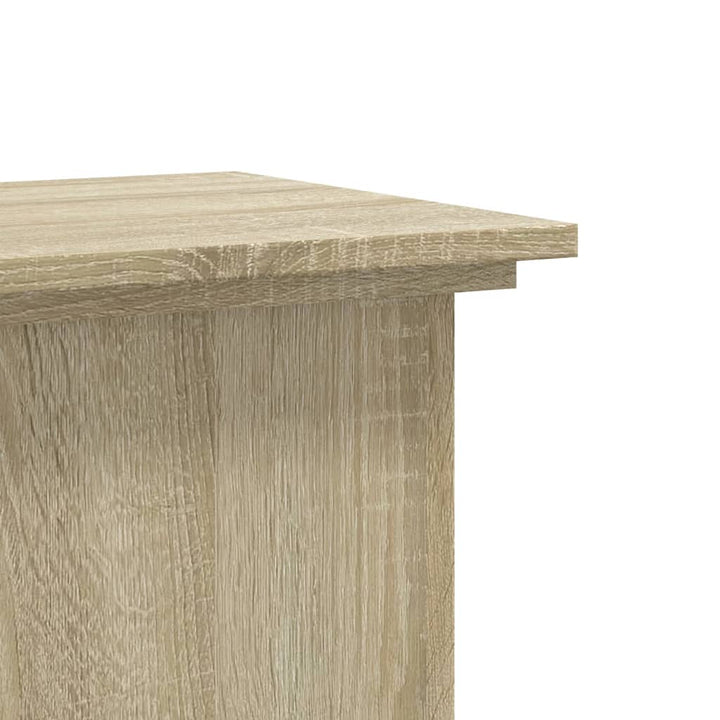 plantestativ 33x33x80 cm konstrueret træ sonoma-eg